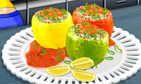 Sara's Cooking Class: Stuffed Peppers